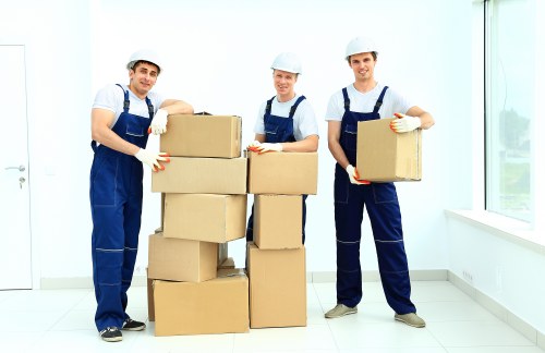 Professional packers handling household items in Richmond