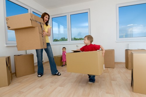 Modern office space after relocation