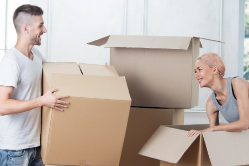 Spacious storage units with organized shelves